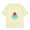Stylish T-Shirt With A Cherry Jelly Pattern