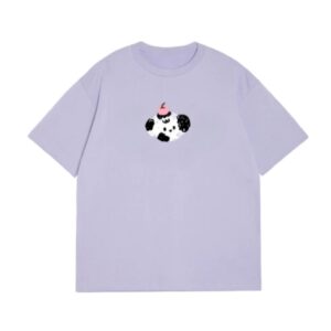 Versatile Pure Cotton T-Shirt — Light Purple