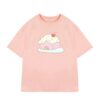 Chic House-Print T-Shirt — Light Pink