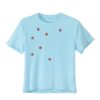 Loose-Fit Star-Print T-Shirt — Blue